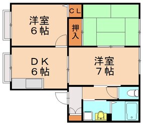 東水巻駅 徒歩13分 2階の物件間取画像